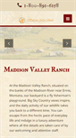 Mobile Screenshot of madisonvalleyranch.com
